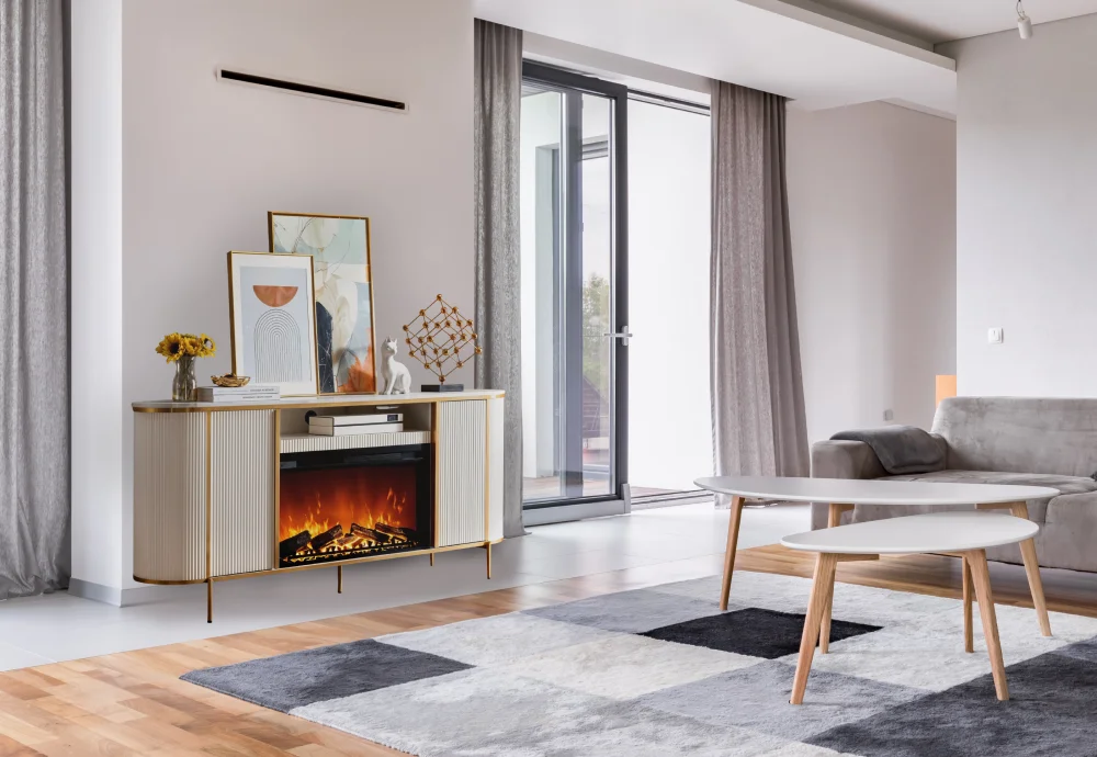 electric fireplace logs with crackling sound