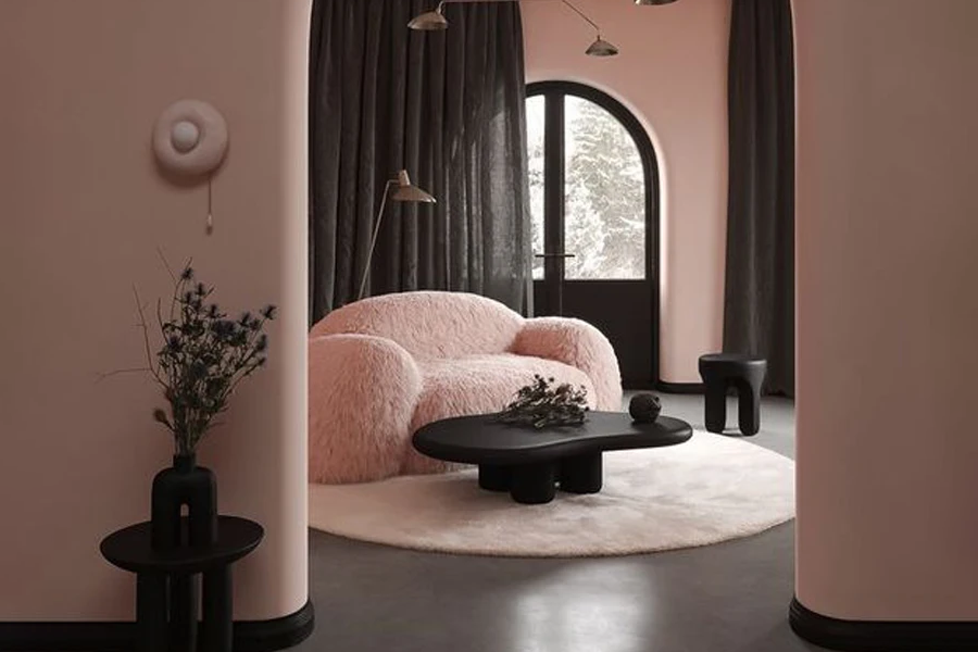 large plush couch
